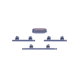 iPhone Serie 14 Set pulsanti laterali per iPhone 14/14Plus Blu