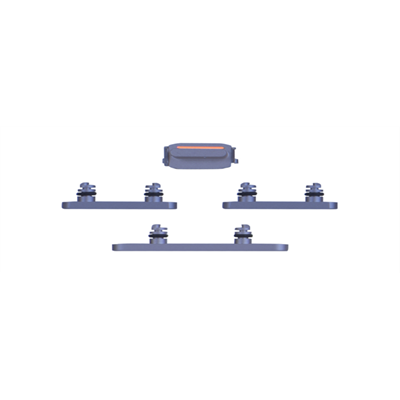 iPhone Serie 14 Set pulsanti laterali per iPhone 14/14Plus Blu