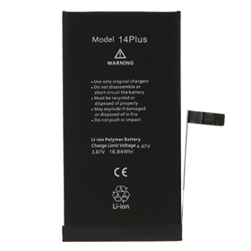 iPhone Serie 14 IP 14 Plus Batteria Diagnostica 4325 mAh Nero S+