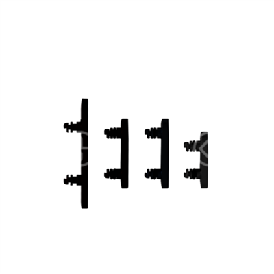 iPhone Serie 15 Set pulsanti laterali per iPhone 15 Pro/15 Pro Max Nero Titanio 