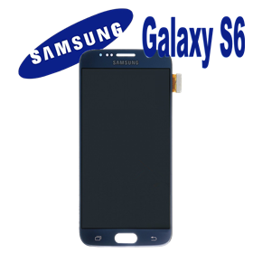 Samsung Serie S LCD + TOUCH ORIGINALE PER GALAXY S6 NERO GH97-17260A