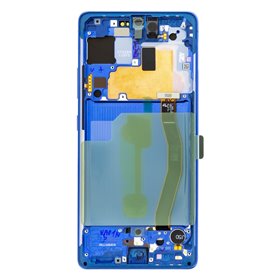 Samsung Serie S LCD display Samsung G770F Galaxy S10 Lite GH82-21672C Blu