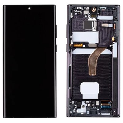 Samsung Serie S Display Service Pack Samsung SM-S908 S22 Ultra P. Black