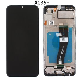 Samsung Serie A LCD Originale Samsung A035F Galaxy A03 Europa Nero S.Pack