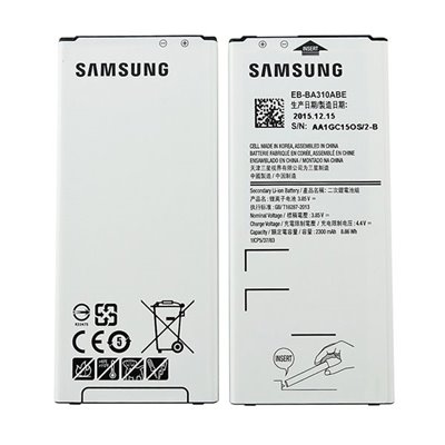 Samsung Serie A Batteria Originale Samsung A3 2016 EB-BA310ABE