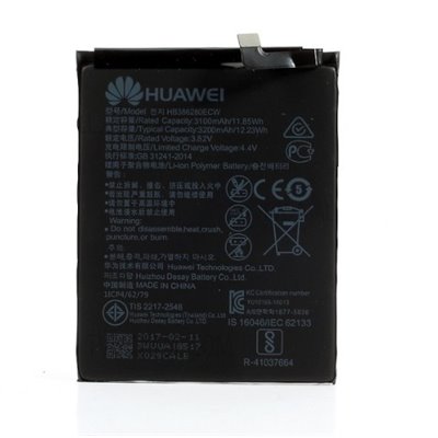 Huawei Serie P Batteria Originale HB386280ECW per P10 3200mAh Li-Ion