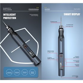 Attrezzi Tools Mini Drimmer elettrico per lucidatura e molatura MaAnt D1