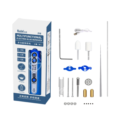 Attrezzi Tools Dispositivo per la rimozione della colla elettrico Kaisi 316