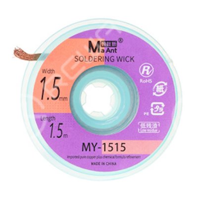 Attrezzi Tools Treccia dissaldante in rame 1.5mm 1.5mt