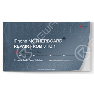 Attrezzi Tools Libro di formazione sulla riparazione della scheda madre iPhone - REWA Academy