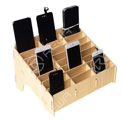 Attrezzi Tools Scatola porta cellulare con 24 griglie