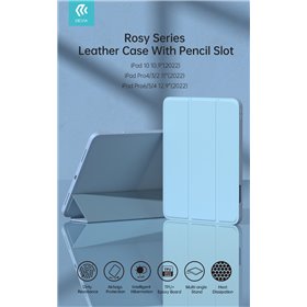 Cover Apple iPad Cover Rosy per iPad 10 10.9 2022 con supporto Pencil Nera