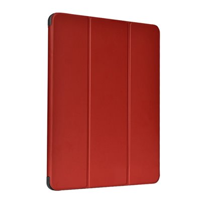 Cover Apple iPad Cover iPad Pro 12.9 2021 in pelle con supporto pencil Rossa
