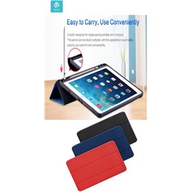 Cover Apple iPad Cover a libro iPad Air 4 10.9' 2020 con supporto pencil Nera