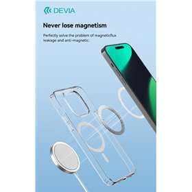 Cover Apple iPhone Custodia magnetica Magsafe trasparente per iPhone 13 Pro Max