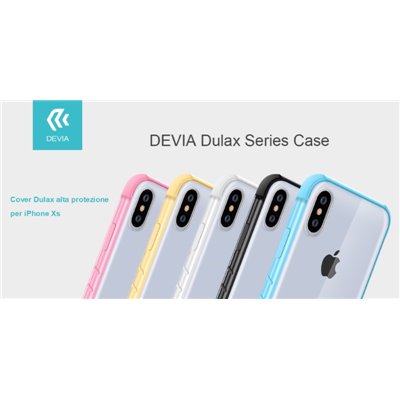 Cover Apple iPhone Cover Dulax alta protezione per iPhone Xs 5.8 Nera