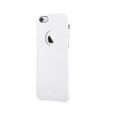 Cover Apple iPhone Cover C.E.O Microfibra Per iPhone 6/6S Con Vista Logo Bianca