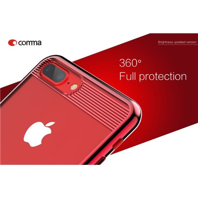 Cover Apple iPhone Cover Alta Protezione Brightness per iPhone 7 & 8 Rossa 
