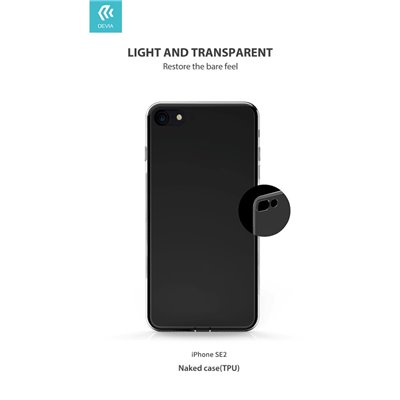 Cover Apple iPhone Cover in TPU morbido trasparente per iPhone SE2