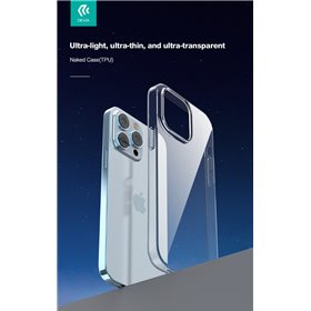 Cover Apple iPhone Cover Trasparente Morbida Compatibile con iPhone 14 Pro