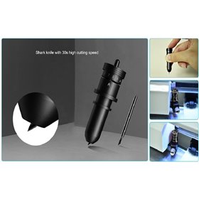 Accessori Plotter Ricambio Punta da taglio regolabile per Plotter nera