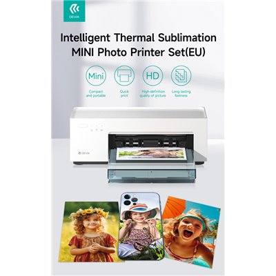 Stampa Sublimazione Stampante fotografica sublimazione + set pellicole e Toner