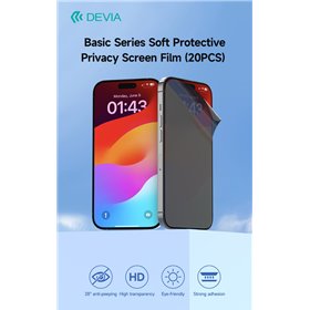 Pellicole Anteriori Pellicola Privacy Anti Shock e Graffi Serie Basic Soft 20pz