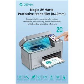 Pellicole Anteriori Pellicole 0,19mm Smartphones UV Trasparenti per plotter Magic 20 pz