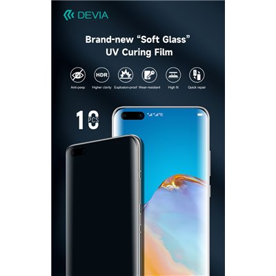 Pellicole Anteriori Pellicole Privacy 0,3mm UV Durezza 6H Ideale schermi Curvi scatola da 10 pezzi