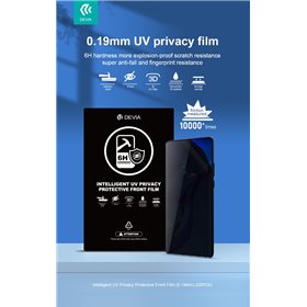 Pellicole Anteriori Pellicole Privacy 019mm UV Durezza 6H Ideale schermi Curvi