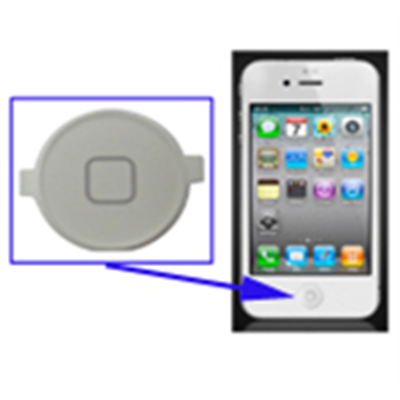 Fine Stock Pulsante Frontale Home per iPhone 4 Bianco