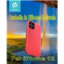 Fine Stock Cover in Silicone Waterproof per iPhone 12 & 12 Pro Rossa