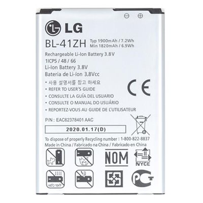 LG Ricambi Batteria LG BL-41ZH 1900mAh Li-Ion Bulk