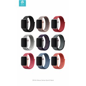 ACCESSORI WATCH Cinturino Apple Watch 4 serie 40mm Delux Sport 3 Cape Blue