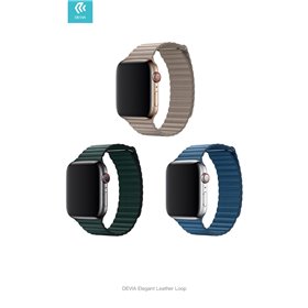 ACCESSORI WATCH Cinturino Apple Watch 4 serie 44mm Elegant Leather Cape Cod 