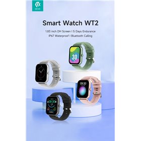 DEVIA SMART WATCH DEVIA Smart Watch WT2 IP67 modello ZL54C Verde