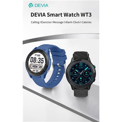 DEVIA SMART WATCH DEVIA Smart Watch WT3 IP67 modello Z123 Blu