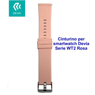 DEVIA SMART WATCH Cinturino per smartwatch Devia Serie WT2 Rosa
