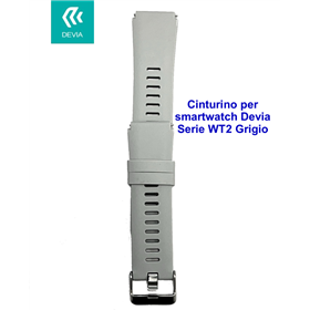 DEVIA SMART WATCH Cinturino per smartwatch Devia Serie WT2 Grigio