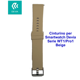 DEVIA SMART WATCH Cinturino per smartwatch Devia Serie WT1 / Pro1 Beige
