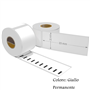 Etichette adesive permanente per DYMO DM-99012Y 89mm*36mm giallo 260pz