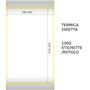 Termica diretta Etichette permanente per ZEBRA 100mm*150mm 1000pz