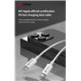 Cavi Connettività Cavo carica e dati 1,5m 3A Certific. MFI Tipo-C a Lightning