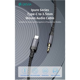 Cavi Connettività Cavo Audio da Tipo-C a Jack 3.5mm lunghezza 1 mt