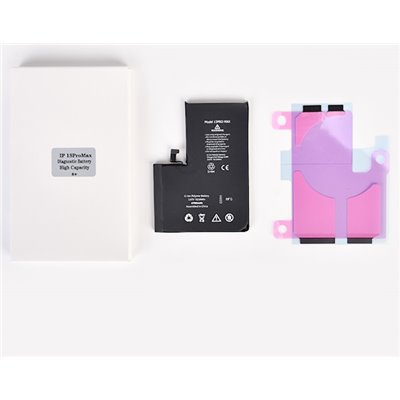 iPhone Serie 13 IP 13 Pro Max Batteria Diagnostica Alta Capacità 4790mAh Nero S+