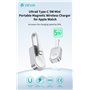 Carica Batterie Ultra8 Caricatore Wireless Magnetico Portatile Type-C da 5W per Apple Watch