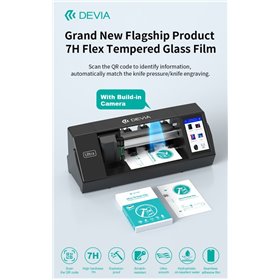 Pellicole Anteriori Pellicola frontale in vetro temperato trasparente flessibile 7H Per Plotter Ultra 0,38 mm 20 pezzi