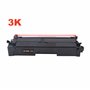 Black Toner Com Brother DCP-L8630CDW,HL-L8430CDW,L8570CDW,MFC-L8730CDW,L8930CDW-3KTN-625BK