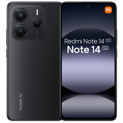 XIAOMI XIAOMI Redmi Note 14 5G 8+256GB Midnight Black - Brand