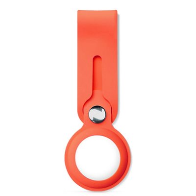 Supporti e Accessori Cinghietta in silicone supporto per AirTag Apple Arancio